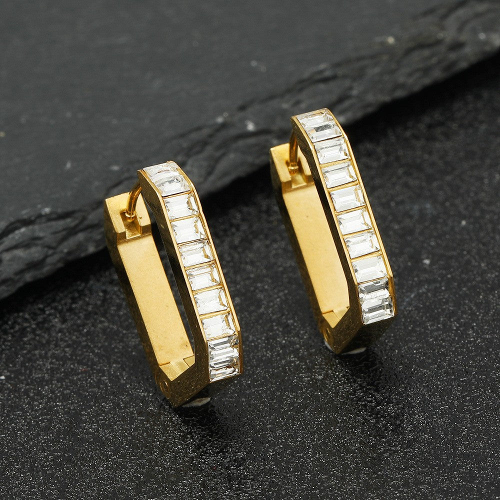 Facet Prism Studs