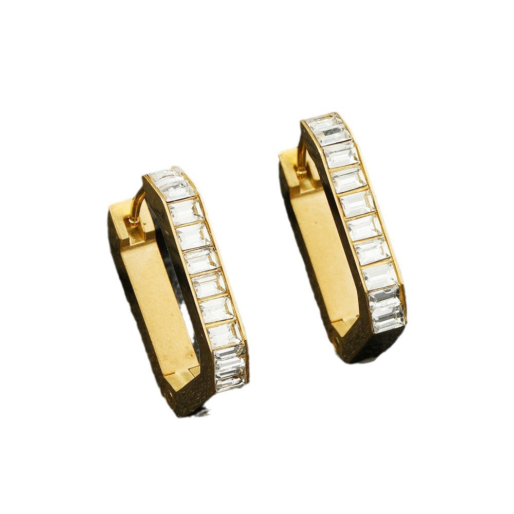 Facet Prism Studs