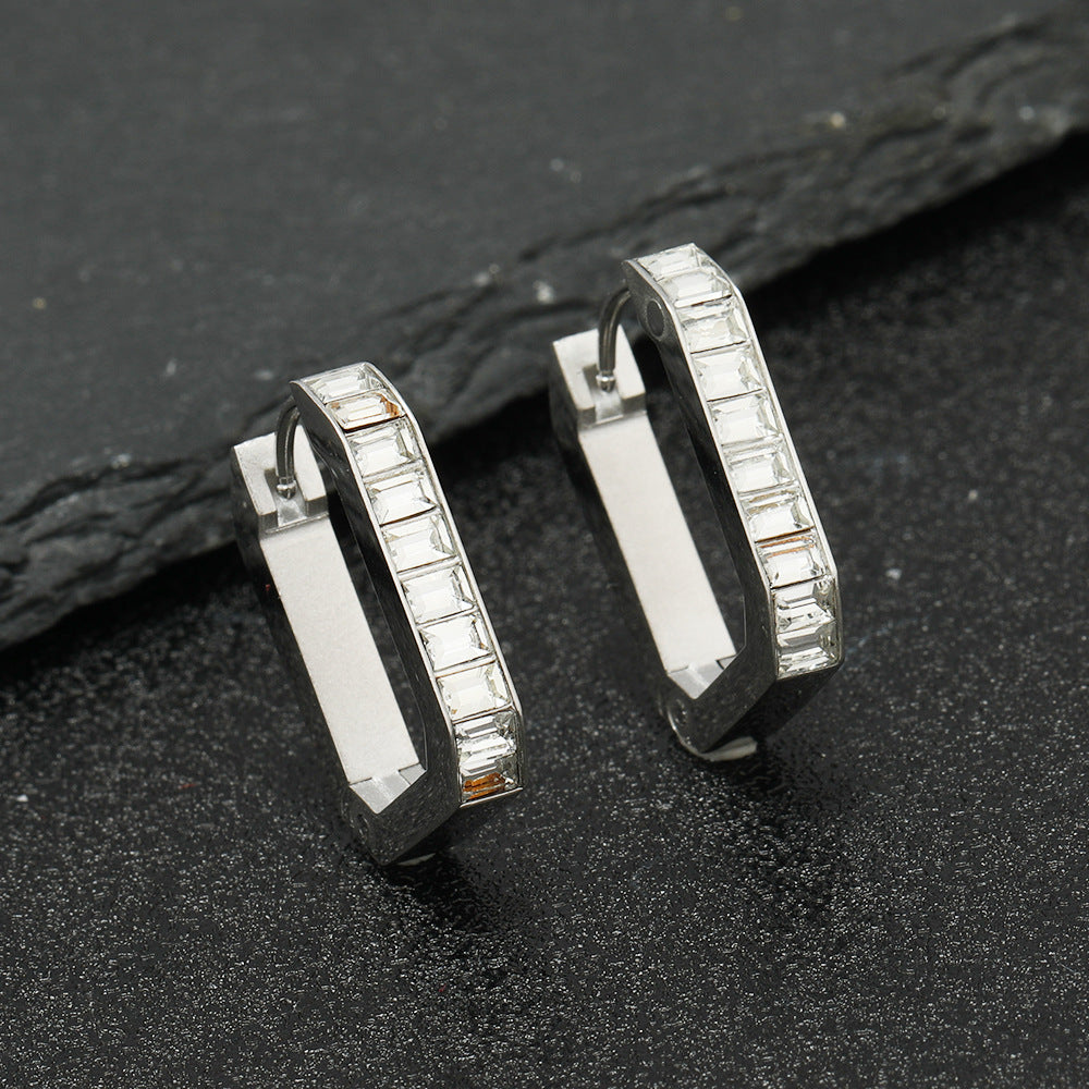 Facet Prism Studs