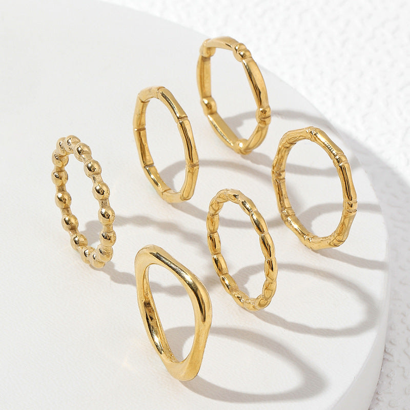 Willow Bamboo Ring Set