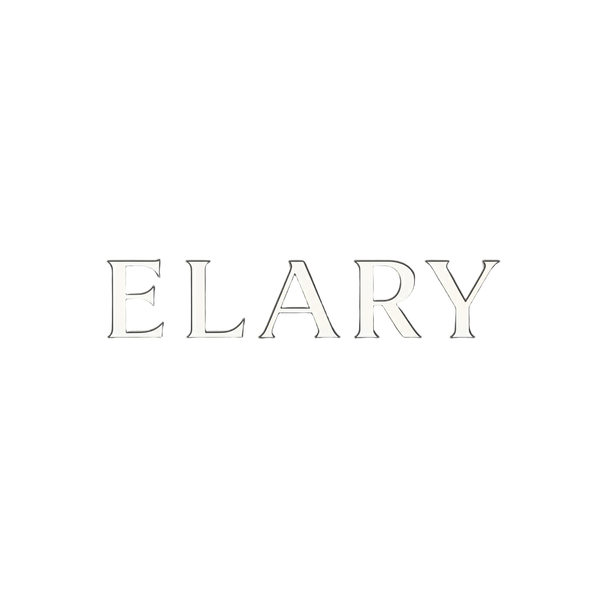 Black 'ELARY' logo on a white background